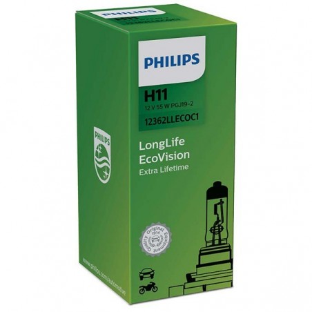 Philips H11 12V 55W Longlife Ecovision