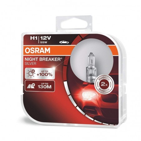 Osram H1 12V 55W Night Breaker Silver +100%