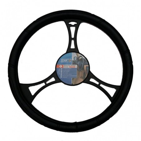 Steering Wheel Cover Black for vans 42cm