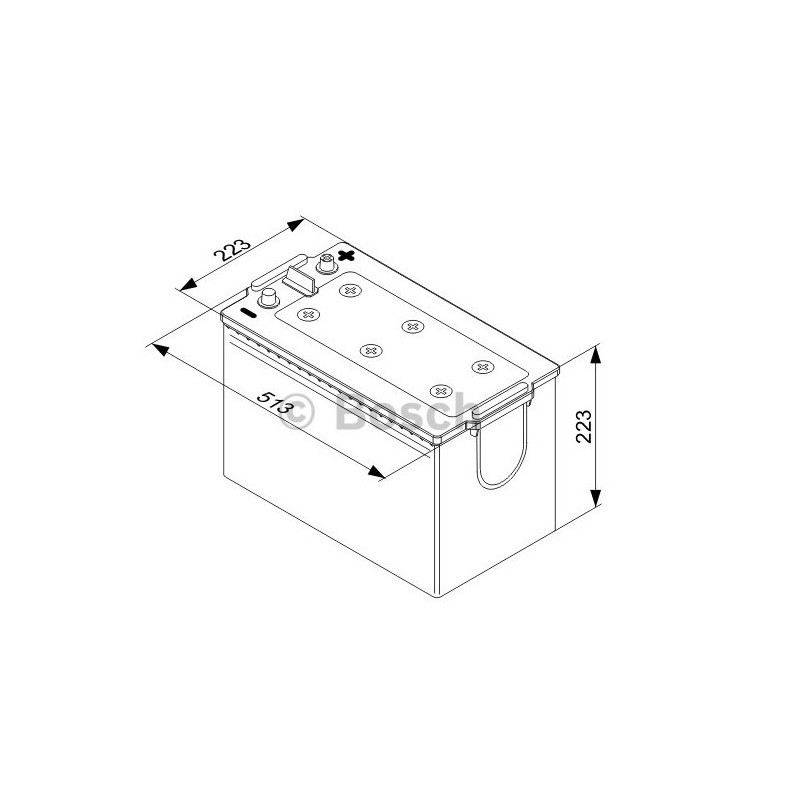 Bosch T5077 180Ah 1000A(EN)