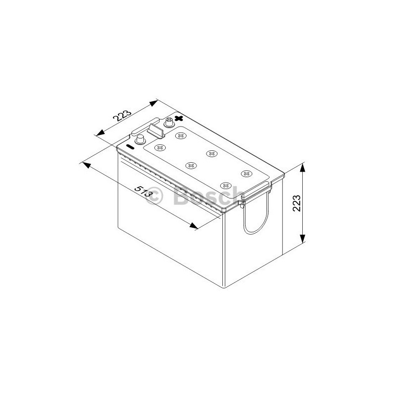 Bosch T4077 170Ah 1000A(EN)