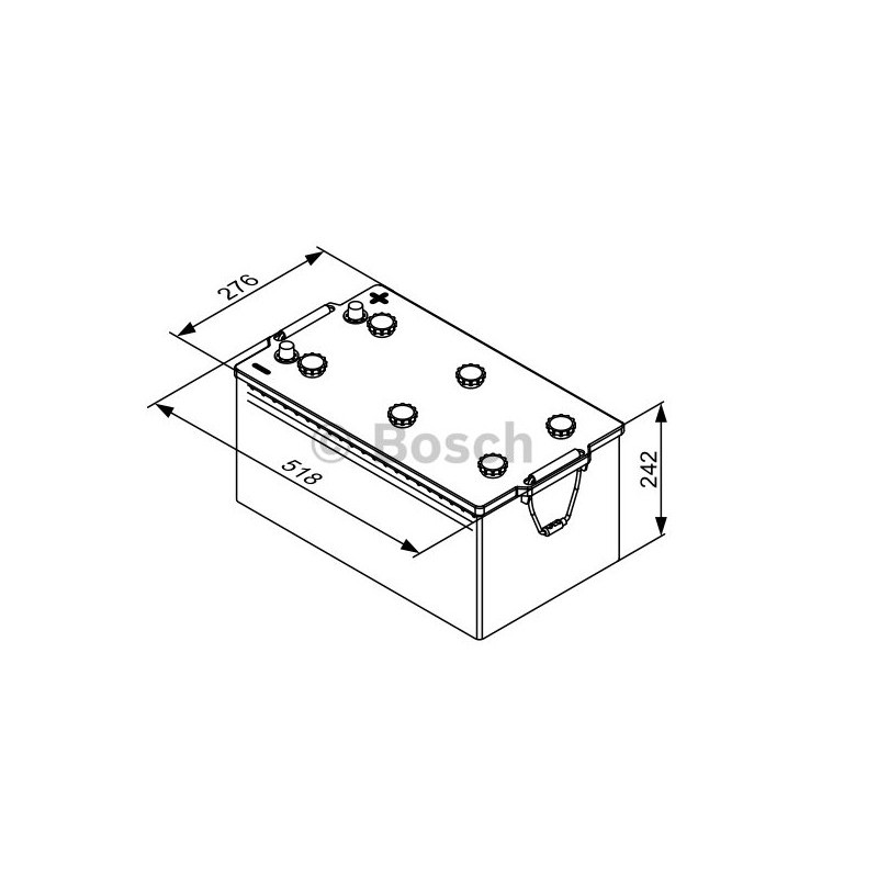 Bosch T3080 200Ah 1050A(EN)