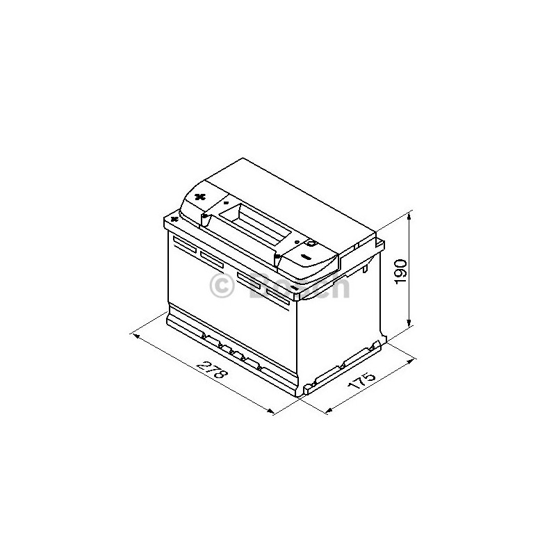Bosch Car Battery S4009 12V 74Ah-680EN
