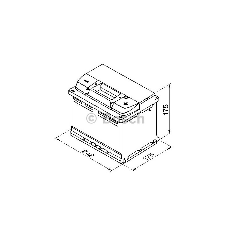 Bosch Car Battery S3004 12V 53Ah-500EN