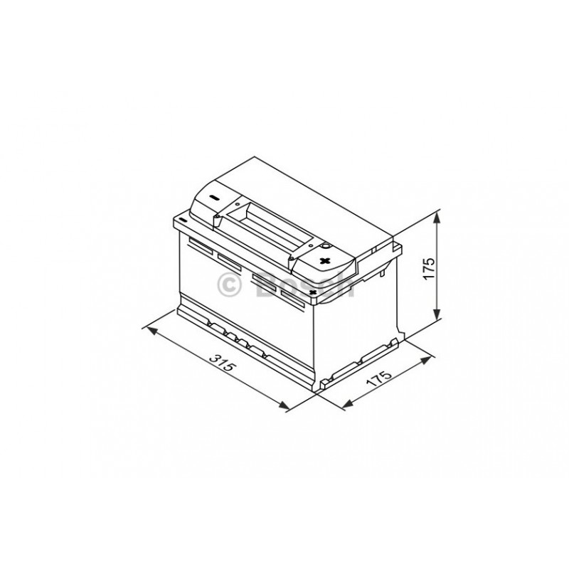 Μπαταρία Αυτοκινήτου Bosch S4E10 12V 75Ah 730A - Efb-Start.Stop