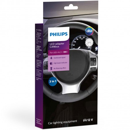 Αντάπτορες Συστήματος Canbus Philips για H4 Led 12V 18960C2