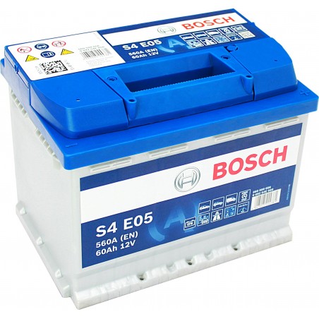 Bosch Car Battery S4E05 12V 60Ah 560A - Efb -Start.Stop