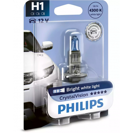 Philips H1 12V 55W Crystal Vision 4300K