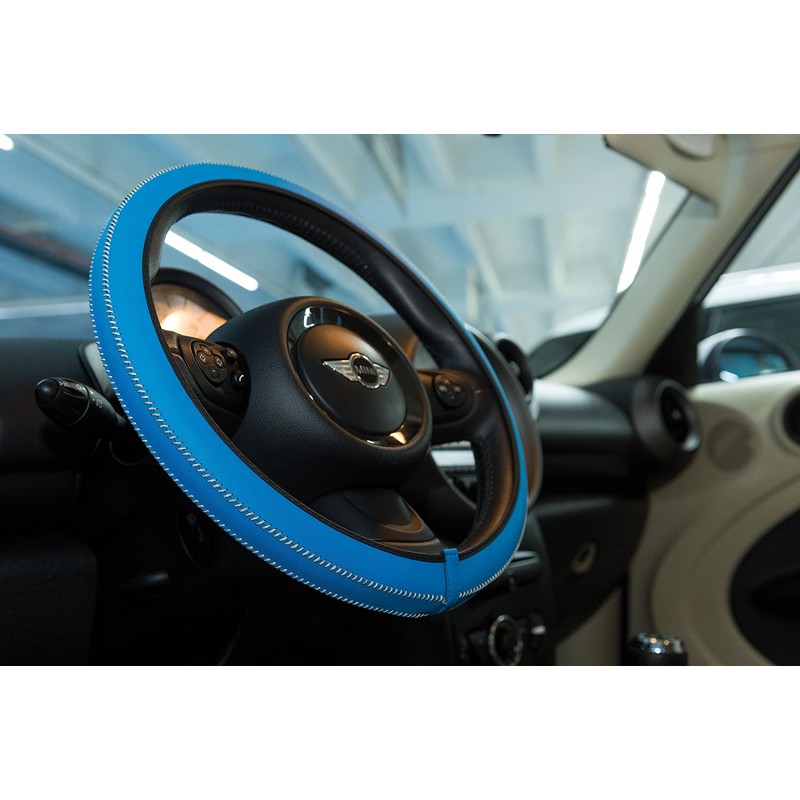 Χειροποίητο Κάλυμμα Τιμονιού Artisan "37-39cm Μπλε"