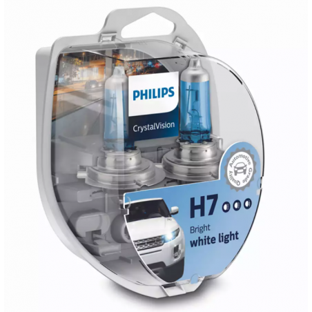 Λάμπες Philips H7 12V 55W Crystal Vision 4300K 12972CVSM