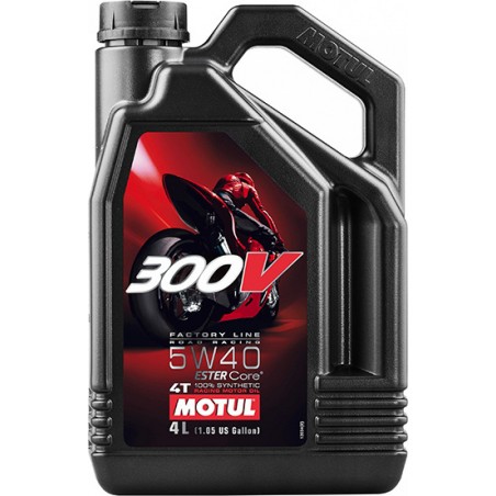 Λιπαντικό Moto Motul 300V 4T 5W40 4lt