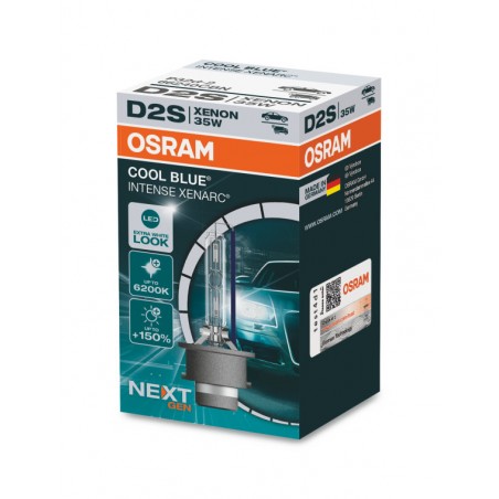 Osram D2S 35W Xenarc Cool Blue Intense Next Gen +150%