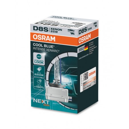 Osram D8S 25W Xenarc Cool Blue Intense Next Gen +150%