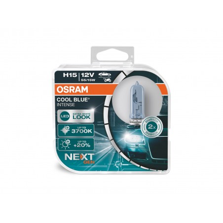 Osram H15 12V 55/15W Cool Blue Intense Next Gen +20%