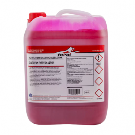 Feral Active Foam Shampoo Bubble Pink 10lt