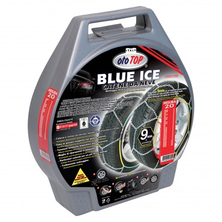 Car Snow Chains Ototop Blue Ice 9mm Size 20