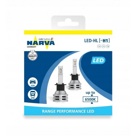 Narva Led H1 12V/24V 24W 6500K 2τμχ 180573000