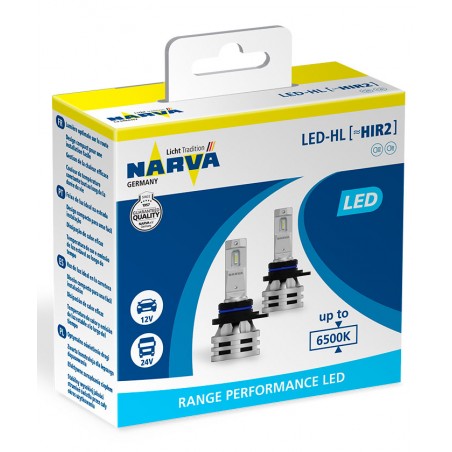 Narva Led Fog HIR2 12V/24V 24W 6500K 2τμχ 180443000