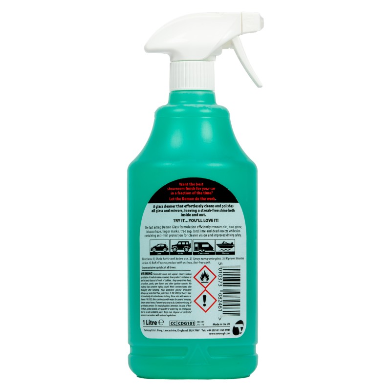 Carplan Καθαριστικό Τζαμιών Demon Glass "Active Glass Cleaner" 1lt CDG101