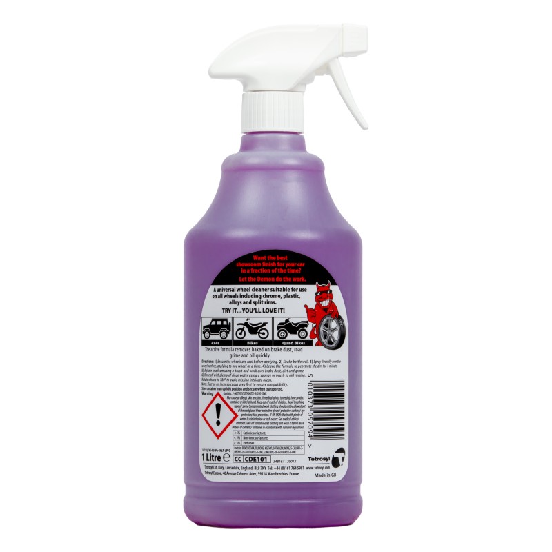 CarPlan Demon Wheels "Fast Wheels Cleaner" 1lt CDE101