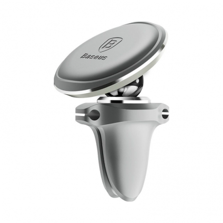 Car Mount Holder Baseus Magnetic Air Vent - Silver - SUGX-A0S