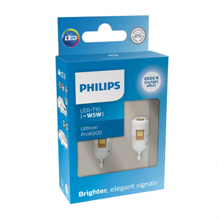 Philips T10 Ultinon Pro6000 6000K 11961CU60X2