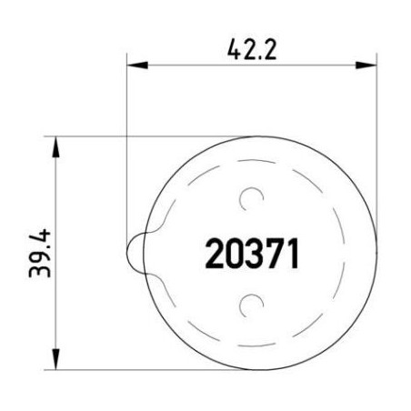 Σετ τακάκια, χειρόφρενο για δισκόφρενο BREMBO P61014