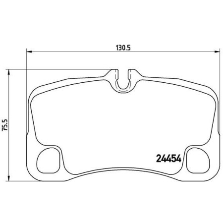 Σετ τακάκια, δισκόφρενα BREMBO P65013