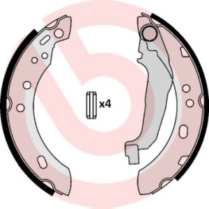 Brake Shoe Set BREMBO S56507