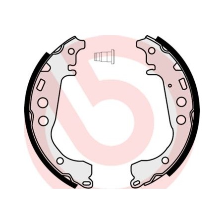 Brake Shoe Set BREMBO S83508