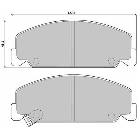 Σετ τακάκια, δισκόφρενα BREMBO P28018