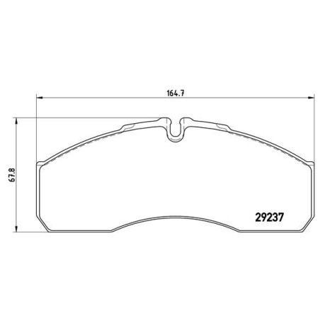 Σετ τακάκια, δισκόφρενα BREMBO P50083