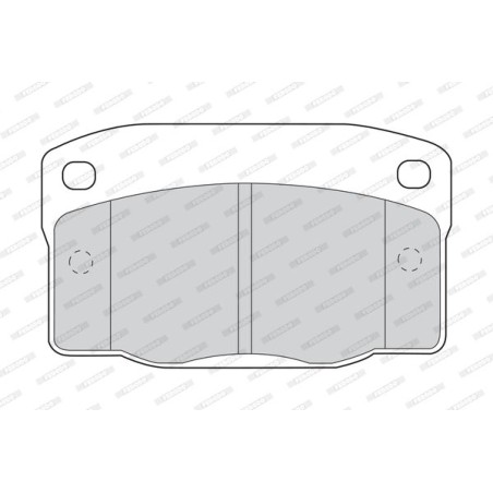 Brake Pad Set, disc brake FERODO FDB1035