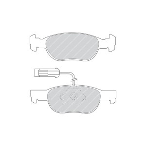 Brake Pad Set, disc brake FERODO FDB1374