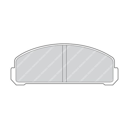 Brake Pad Set, disc brake FERODO FDB153