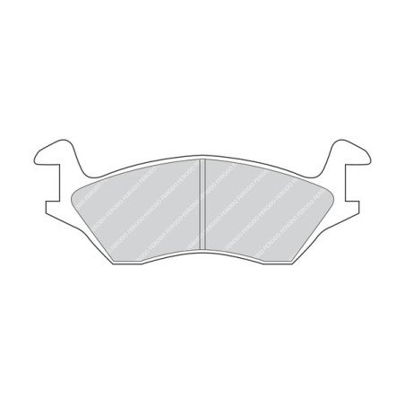 Brake Pad Set, disc brake FERODO FDB193