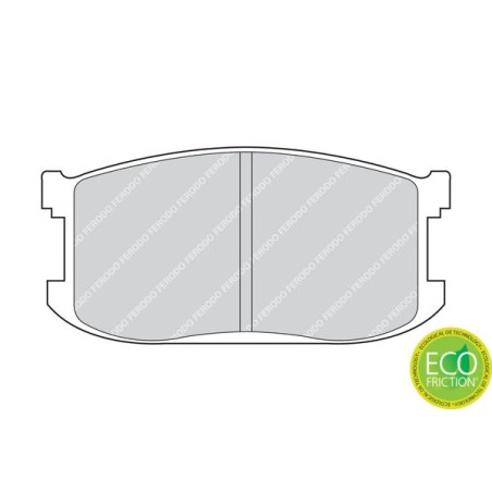 Brake Pad Set, disc brake FERODO FDB241