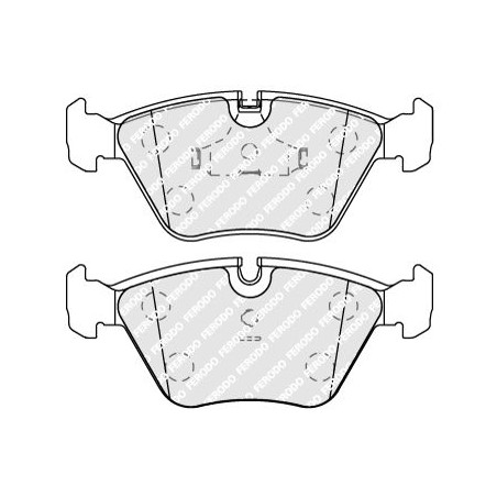 Brake Pad Set, disc brake FERODO FDB577