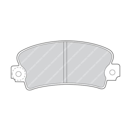 Brake Pad Set, disc brake FERODO FDB72