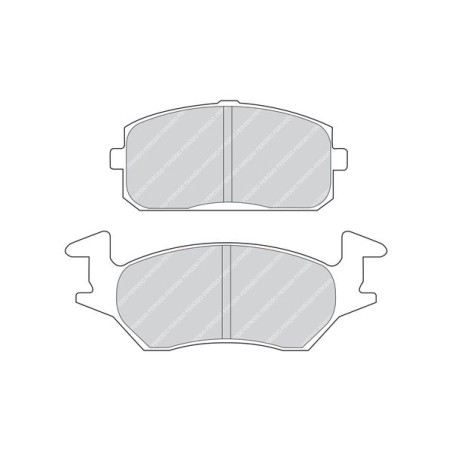 Brake Pad Set, disc brake FERODO FDB849