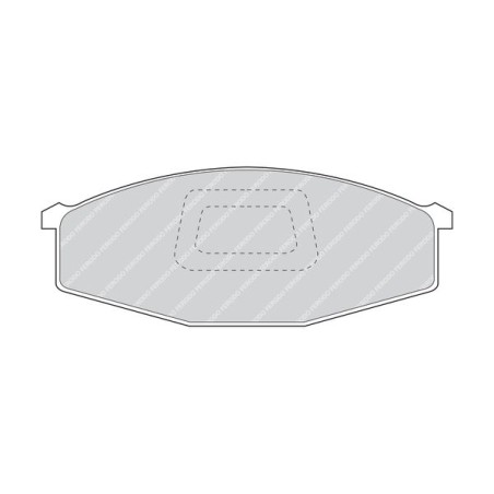 Brake Pad Set, disc brake FERODO FVR321