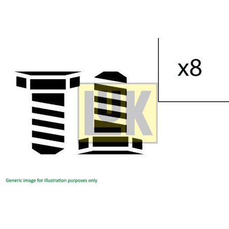 Σετ βιδών, σφόνδυλος LuK 411015010