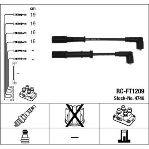 Σετ καλωδίων υψηλής τάσης NGK 4746