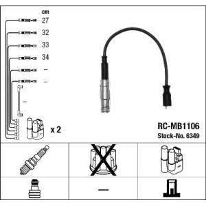 Ignition Cable Kit NGK 6349