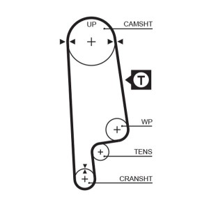Timing Belt GATES 5232XS