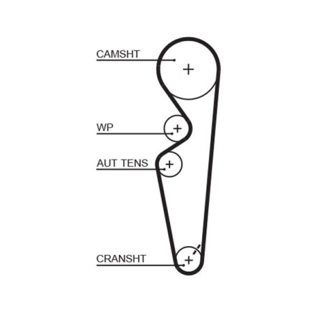 Timing Belt GATES 5431XS