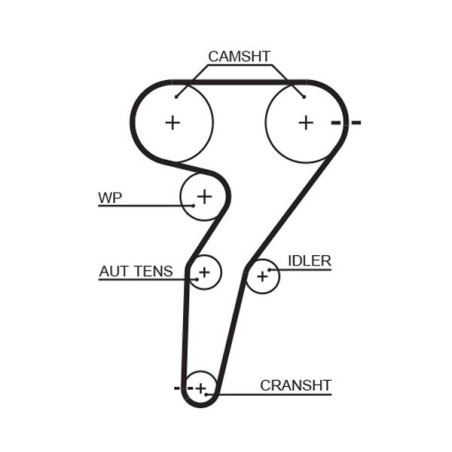 Timing Belt GATES 5429XS