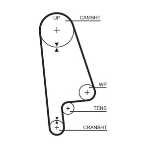 Timing Belt GATES 5233XS