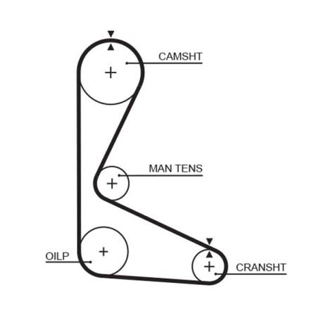 Timing Belt GATES 5103