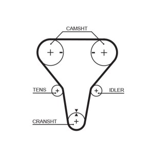 Timing Belt GATES 5512XS